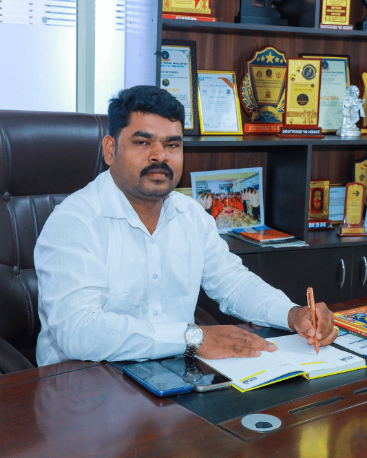 Mr. Subrahmanya, Chairman of the parent institution